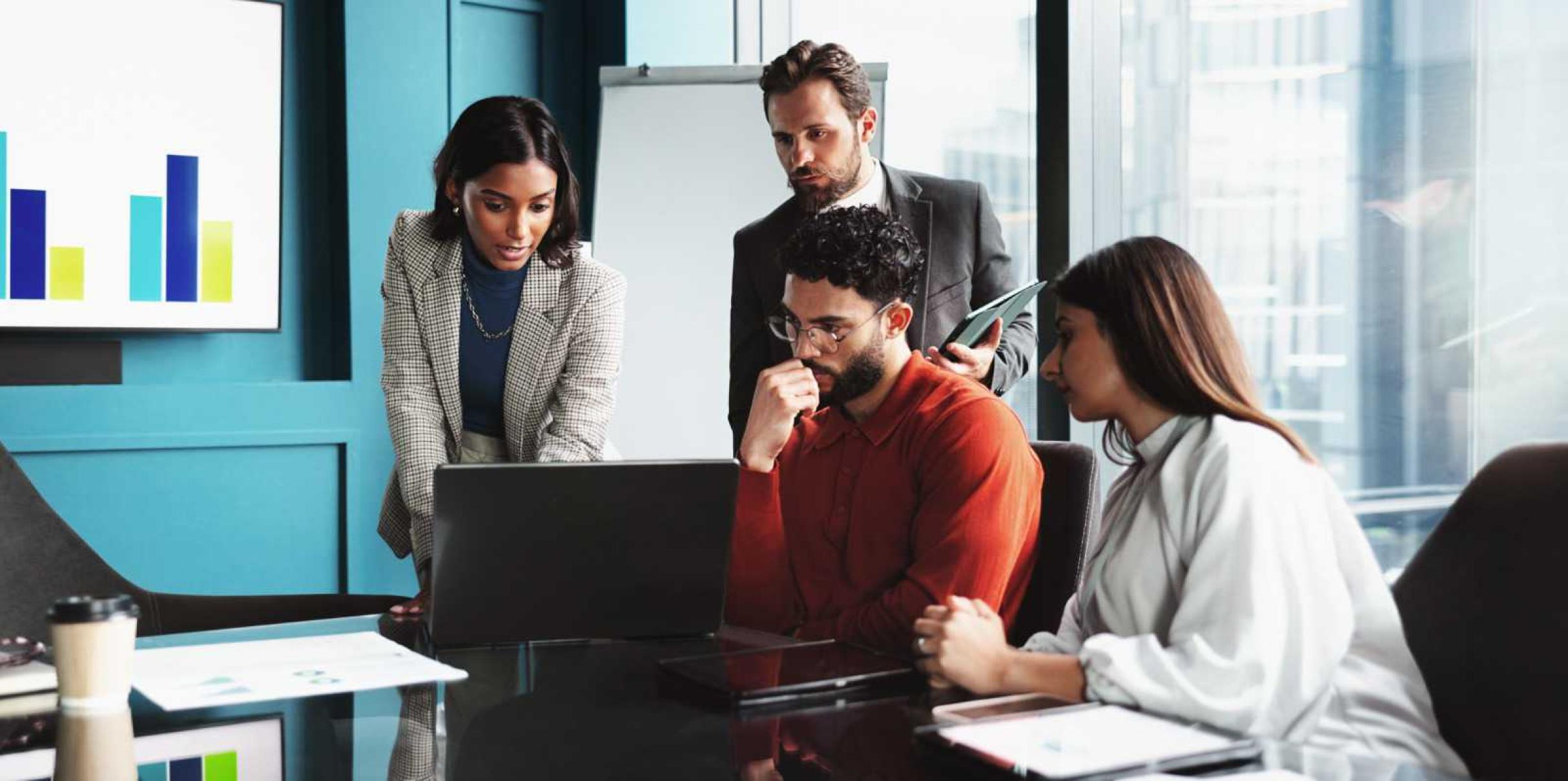 Our team collaborating